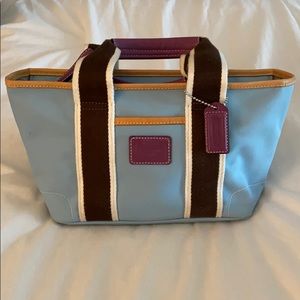 Coach mini tote bag